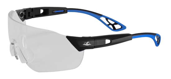 Tetra™ Clear Anti-Fog Lens, Matte Black Frame Safety Glasses