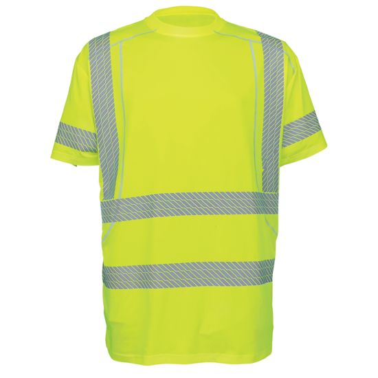 FrogWear® HV Premium High-Performance Stretch Athletic Safety Shirt