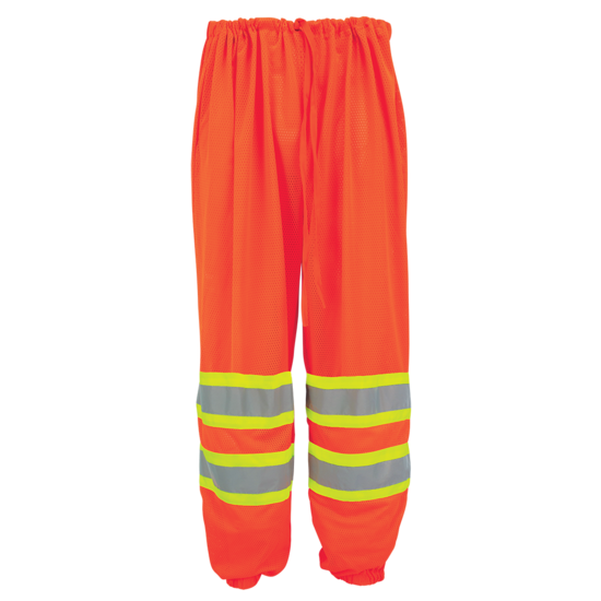 FrogWear® HV High-Visibility Mesh Orange Safety Pants