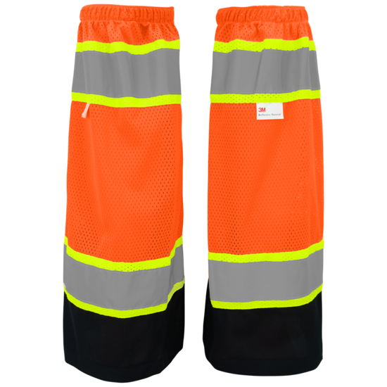 FrogWear® HV High-Visibility Orange Mesh Polyester Gaiters
