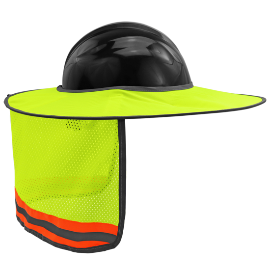 FrogWear® HV Enhanced Visibility Removable Hard Hat Sun Shade