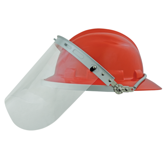 Bullhead Safety&trade; Head Protection Clear Polycarbonate Face Shield