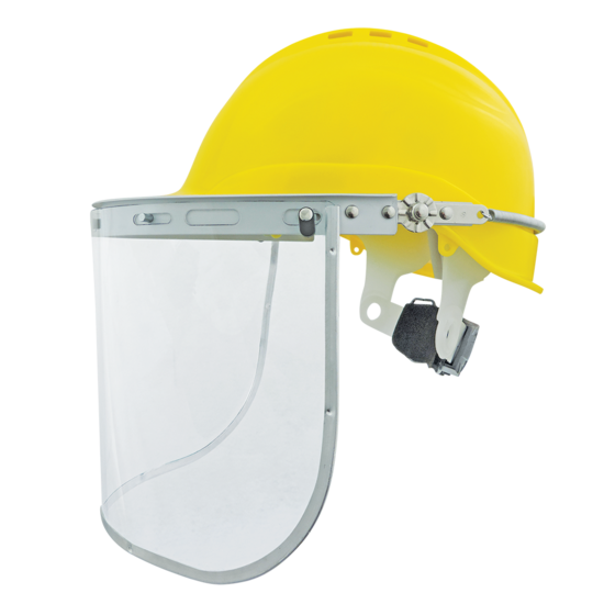 Bullhead Safety™ Head Protection Clear Aluminized Polycarbonate Face Shield