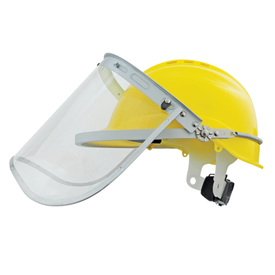 Bullhead Safety&trade; Head Protection Clear Aluminized Polycarbonate Face Shield