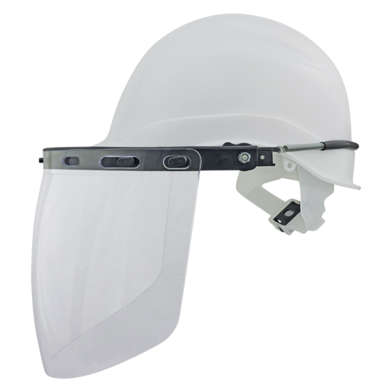 Bullhead Safety™ Head Protection Clear Toric Polycarbonate Face Shield