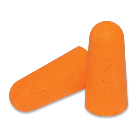 Bullhead Safety® Hearing Protection Uncorded Polyurethane Foam NRR 33 dB Earplugs