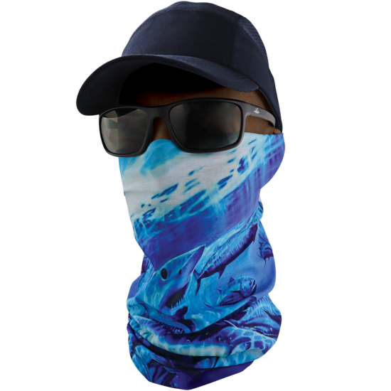 FrogWear™ Premium, Multi-Function, Cooling Neck Gaiter, Underwater Wildlife Design