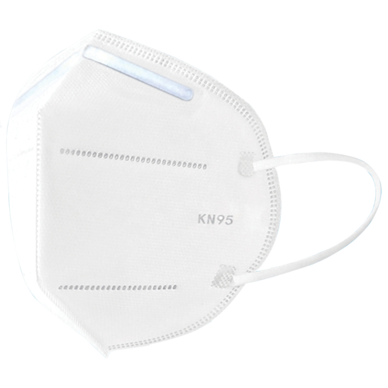 Lightweight, Disposable White Filtration Face Mask
