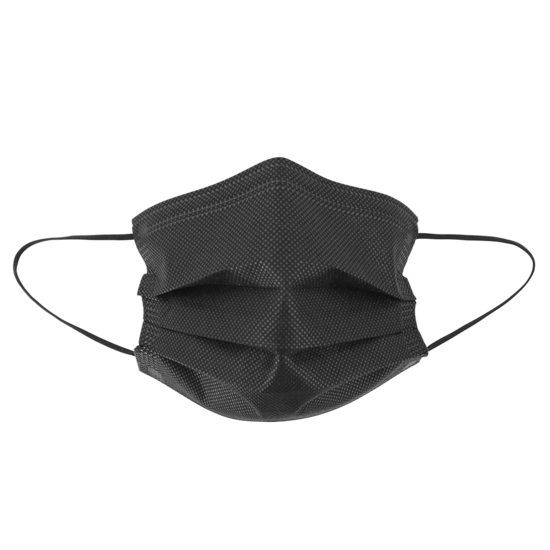 FrogWear™ Lightweight, Black, Disposable, Polypropylene, FDA Food Contact Compliant Face Mask
