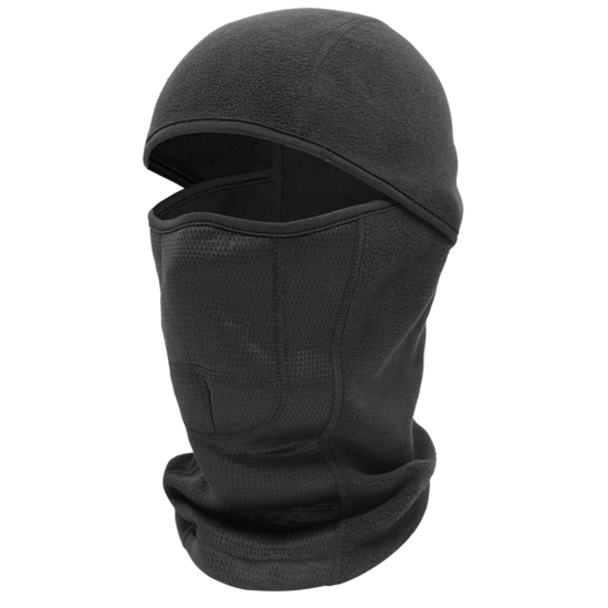 Bullhead Safety™ Winter Liners Black, Shoulder-Length, Self-Extinguishing, Multifunctional, Hinged Thermal Balaclava