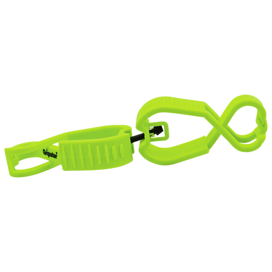 Gripster® High-Visibility Yellow/Green Dual Large/Large Multi-Use Utility Clip